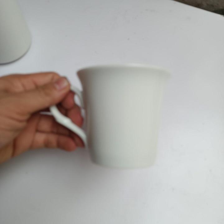 Cốc Sứ Miệng Loe Trắng Cao Cấp Dung Tích 250 ml
