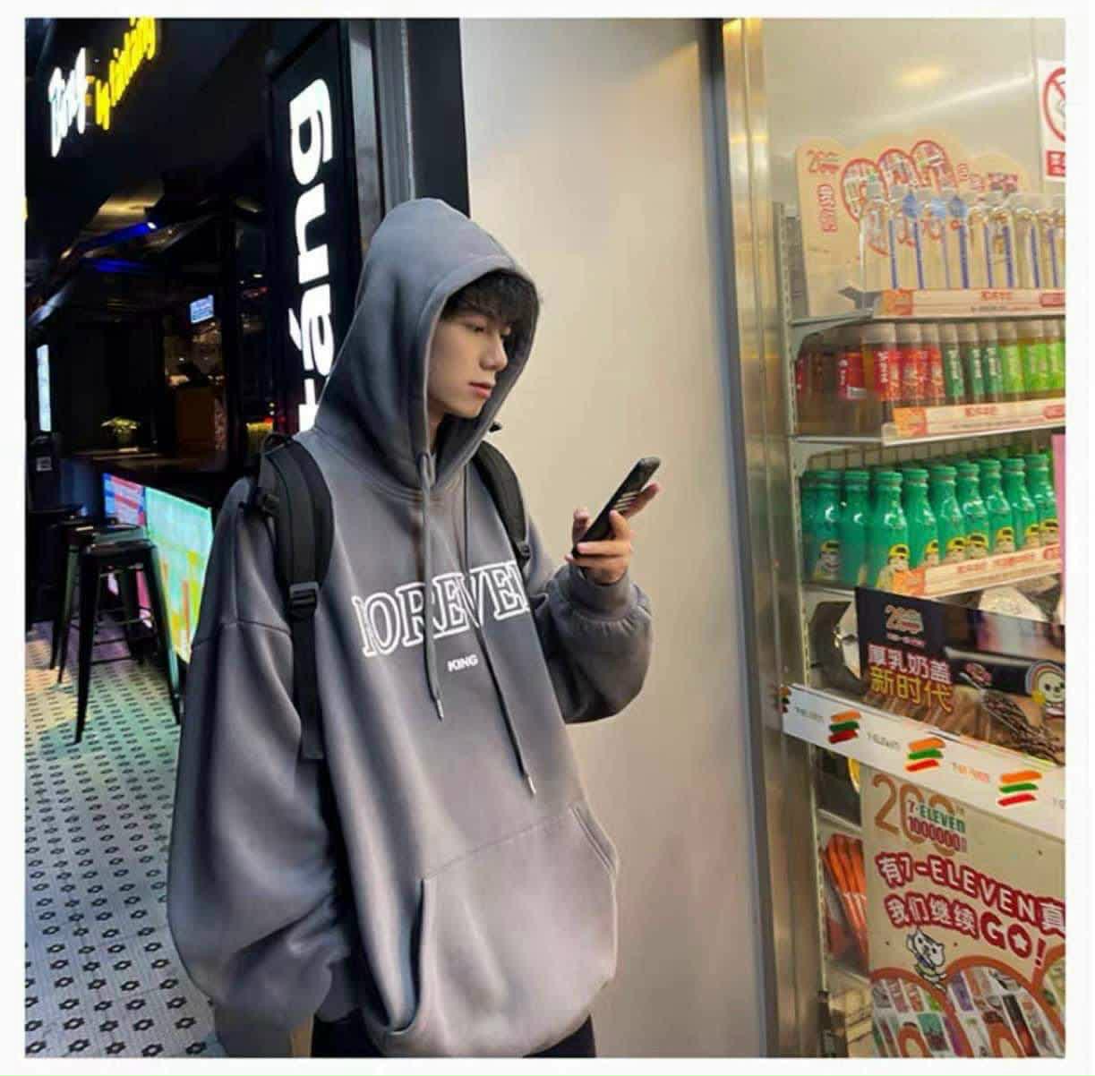 Áo Hoodie FOREVER mũ 2 lớp- hoodies Nam Nữ Chất Nỉ phong cách, Áo khoác HOODIE NAM NỮ IN FOREVER FORM DƯỚI 70KG, Áo Khoác Hoodie Nỉ Có Mũ Form Rộng FOREVER Nhiều Màu Unisex Nam Nữ Ulzzang, Áo hoodies chữ Forever