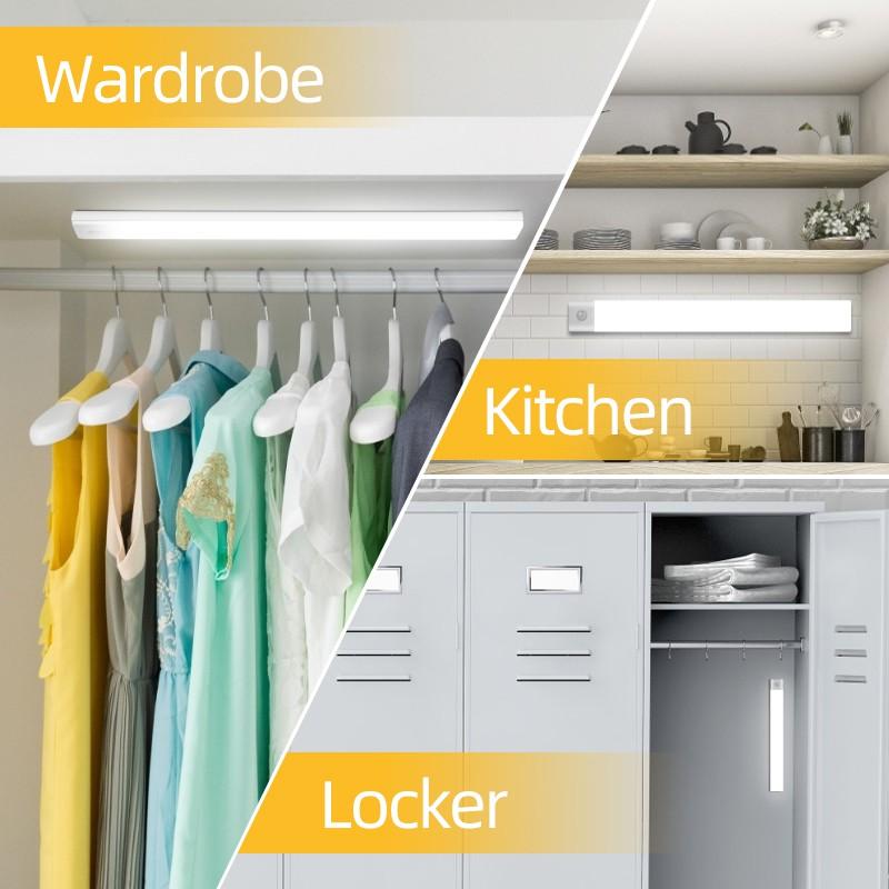 Đèn Led Cảm Biến Chuyển Động Không Dây 6 Bóng Led 74 Bóng