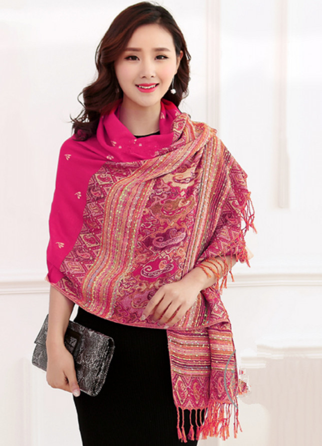 Khăn choàng pashmina thổ cẩm 03