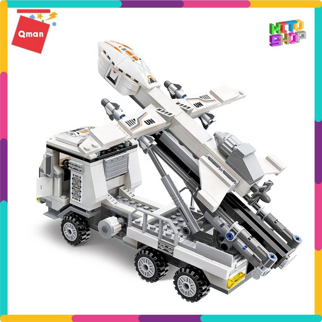 Bộ Đồ Chơi Xếp Hình Thông Minh Qman 3215 Xe Ô Tô Quân Sự Uv 474 Mảnh Ghép Cho Trẻ Từ 6 Tuổi