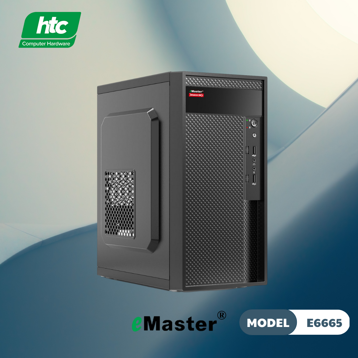 Hình ảnh Vỏ máy tính Case eMaster E6665 (Micro ATX, Mini ITX) - Hàng chính hãng Hằng Thịnh phân phối