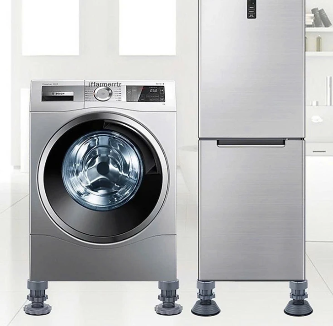 Bộ 4 chân đế cao su 722s chống rung tăng giảm máy giặt tủ lạnh tiện lợi phù hợp cho mọi loại máy