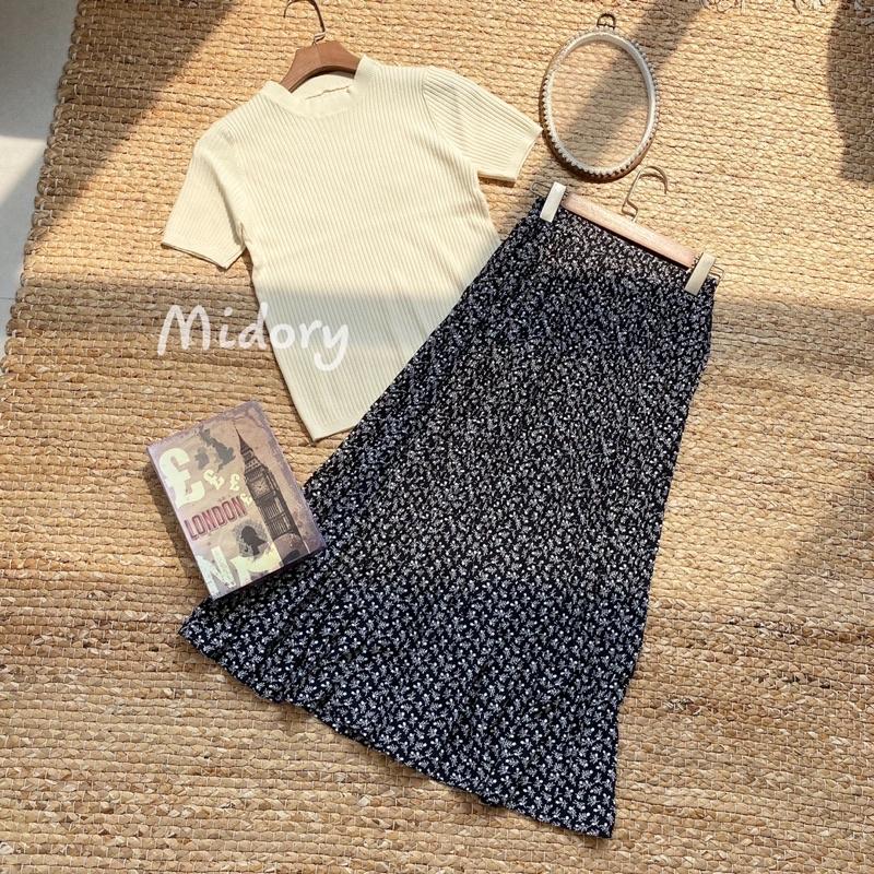 Chân váy hoa các màu