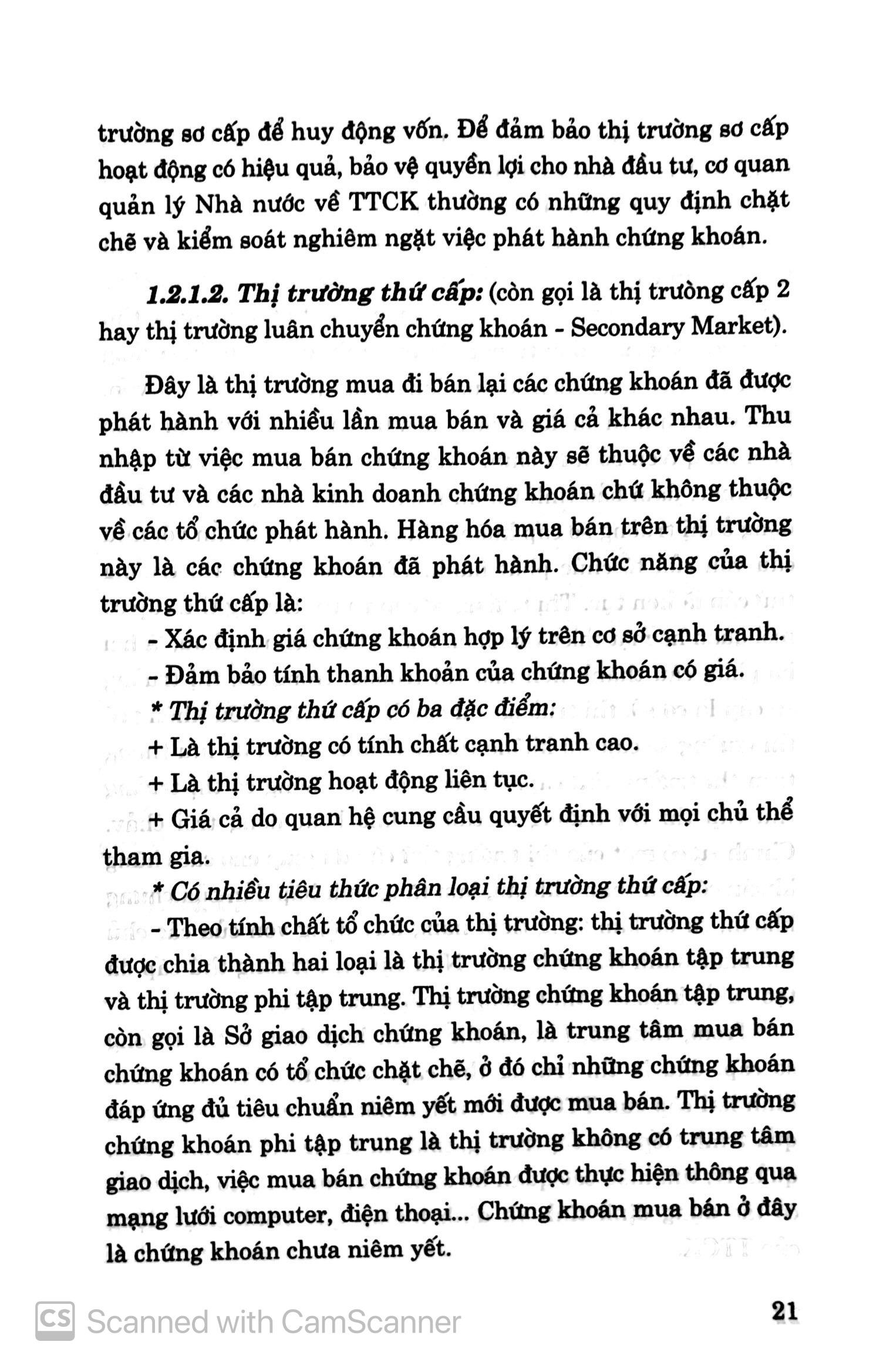 Thị Trường Chứng Khoán