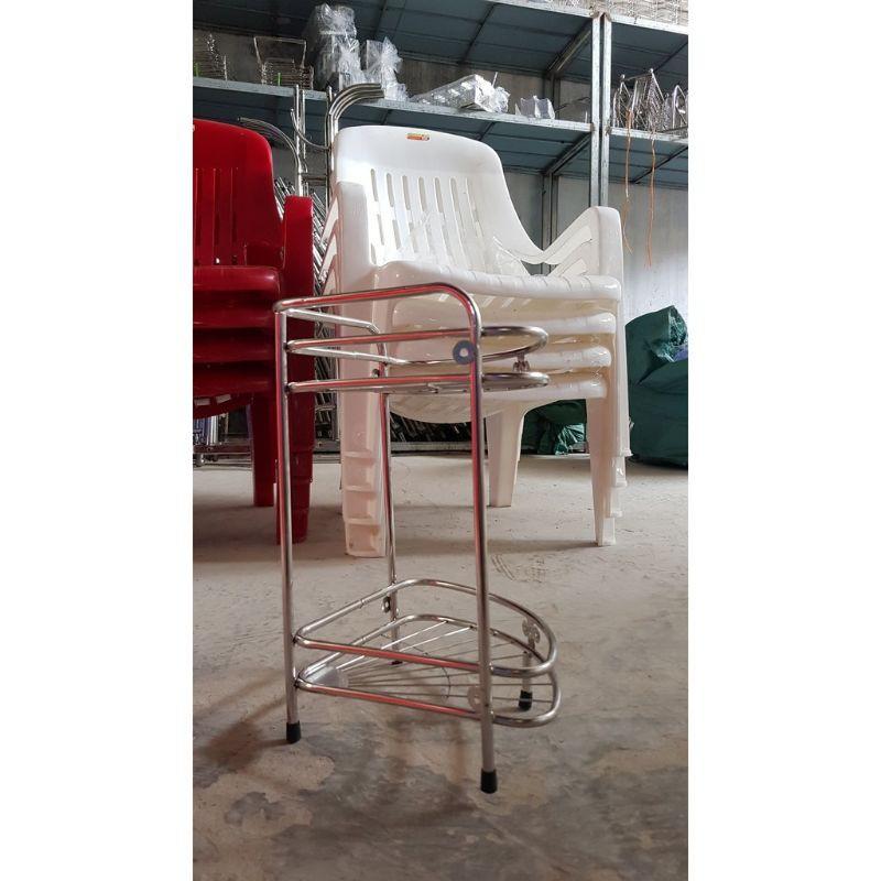 Kệ góc nhà tắm, kệ nhà bếp inox cao cấp hàng chuẩn dày
