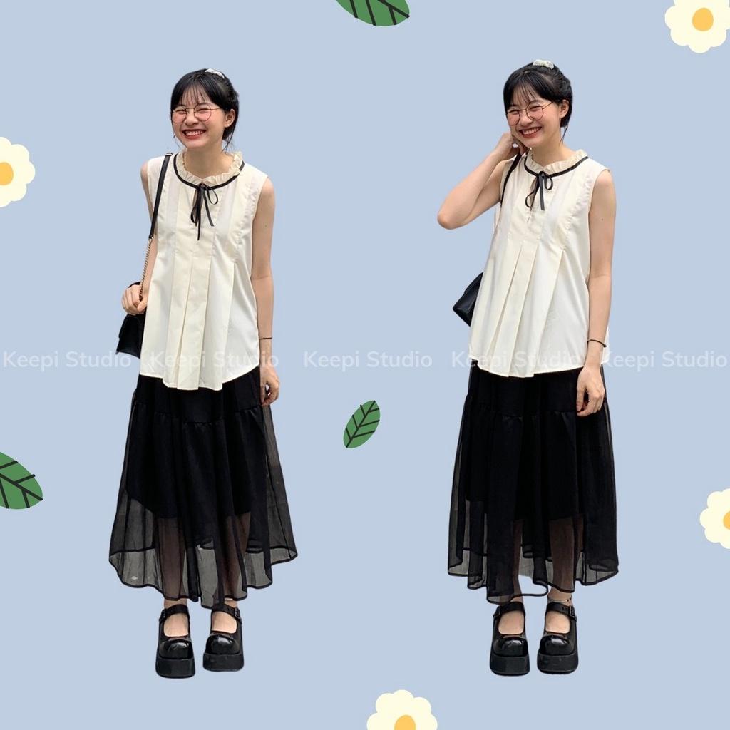 Sét Đồ Đầm Nữ Phong Cách Hàn Quốc Set Váy Áo