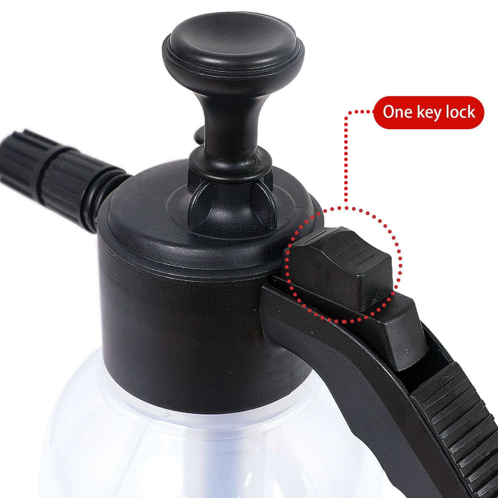 Car Hand Pump Pressure Foam Sprayer Hand Pressurized for Home Cleaning