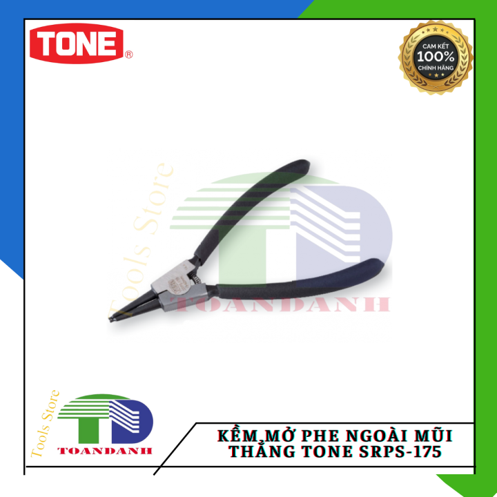 [CHÍNH HÃNG ]Kềm mở phe ngoài mũi thẳng Tone SRPS-175 TONE