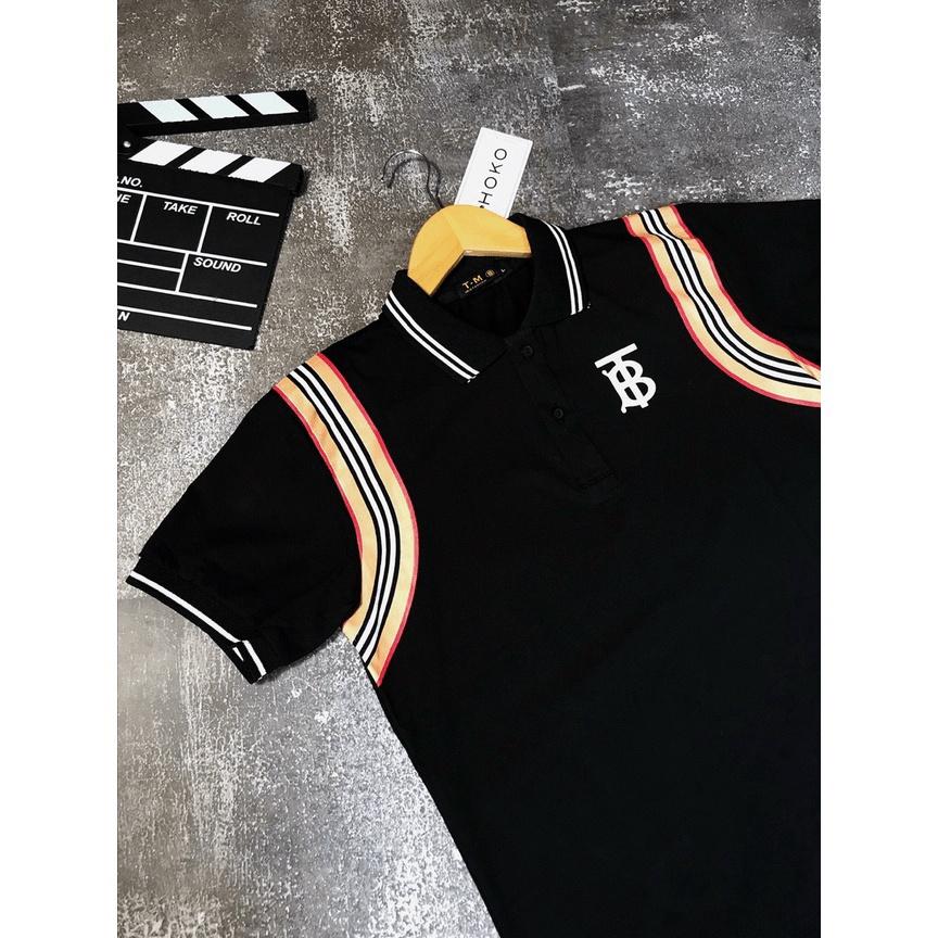 ÁO THUN NAM TAY NGẮN CỔ TRỤ CỰC ĐẸP TÔN DÁNG LỊCH LÃM CHO AE KB FASHION