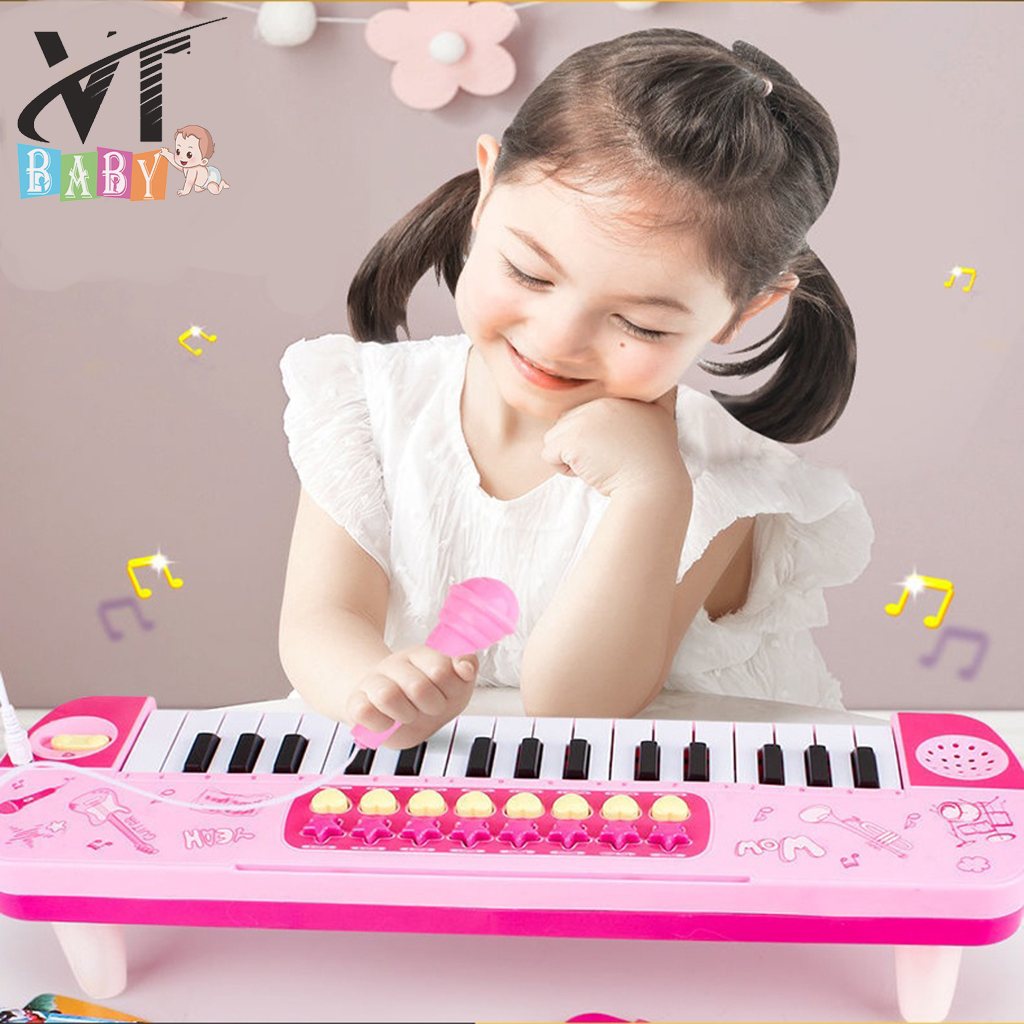 Đồ Chơi Đàn Piano Cao Cấp Cho Bé Kèm Mic