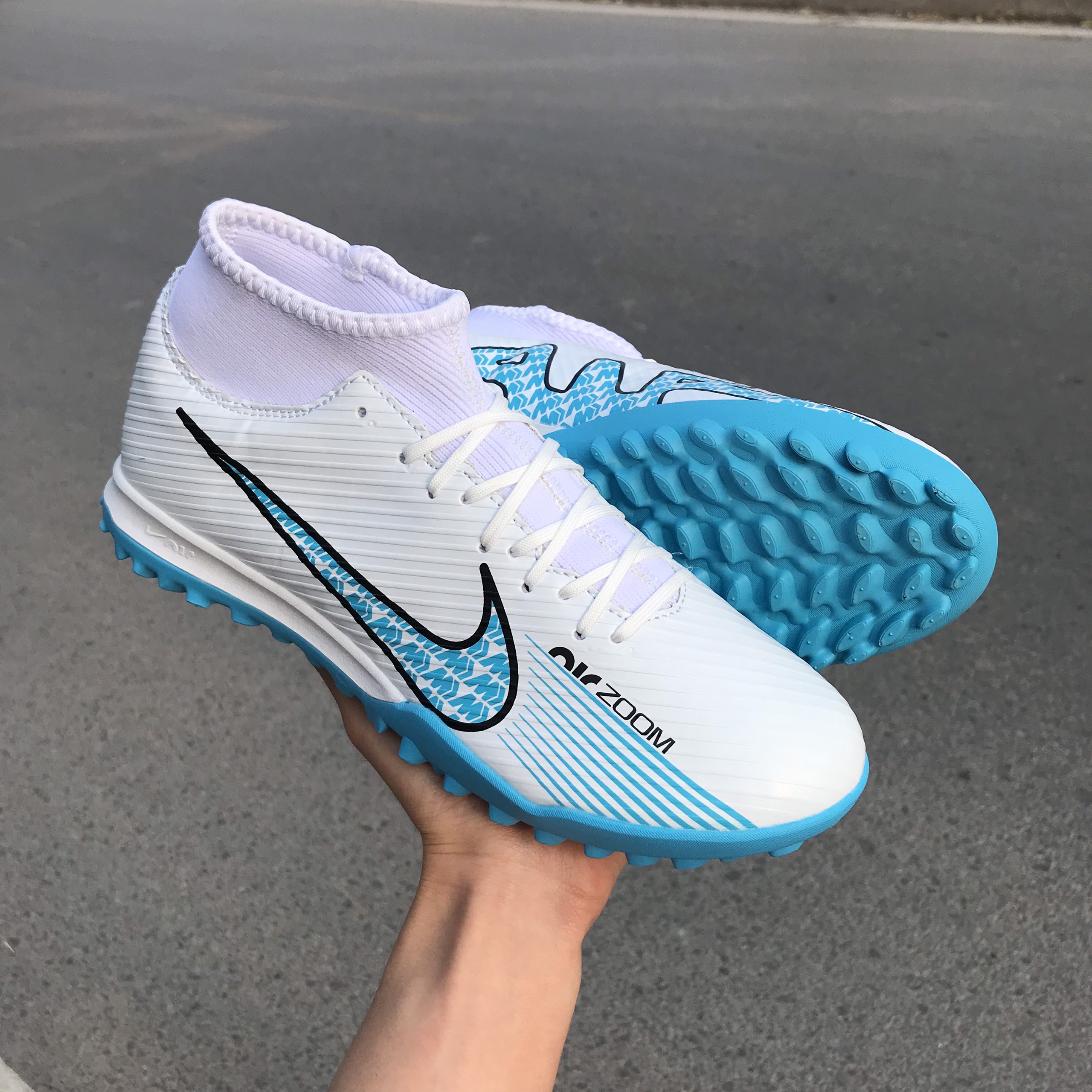 Giày đá bóng NK Air Mercurial Superfly 9 Academy TF cao cấp