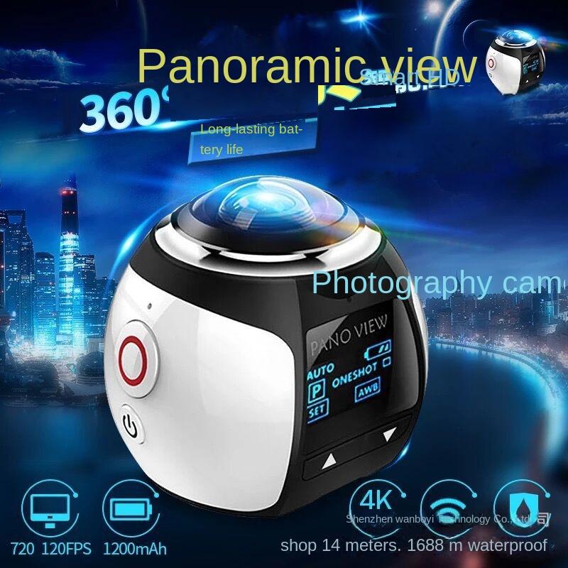 V1 Camera Toàn Cảnh 360 Độ HD 4K Lặn Thể Thao Chống Nước DV WIFI Camera Mini VR Camera Thực Tế Ảo