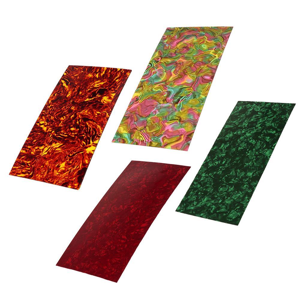 Celluloid Guitar Head Veneer Shell Sheet 200 x 100mm for Guitar Parts