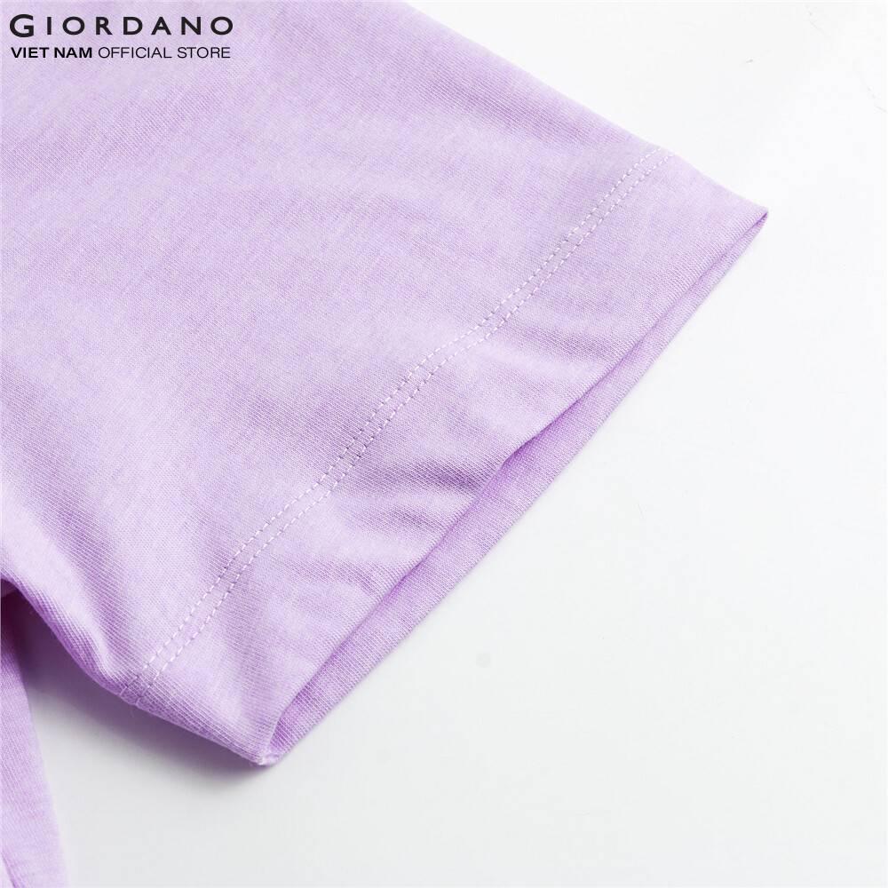 Áo Thun Cổ Tròn Nữ Giordano C-neck Tee 05329329