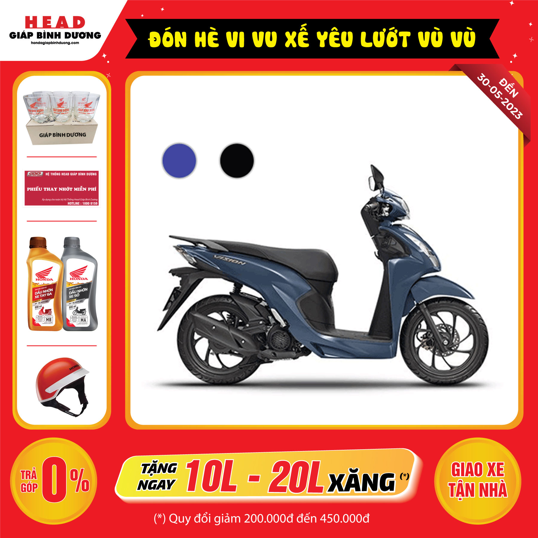 Xe máy Honda Vision 2023 - Phiên bản Đặc biệt