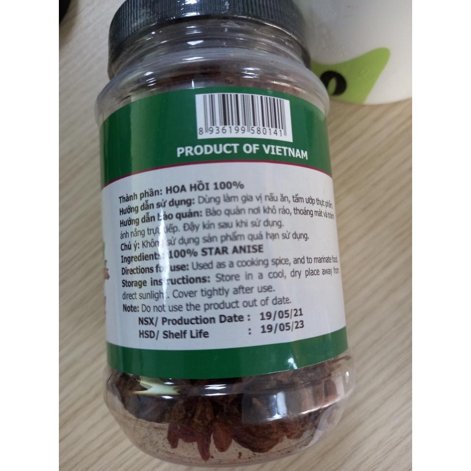 Hoa hồi UniSpice (lọ 40gr)- Hoa hồi sấy khô/ Tiểu hồi/ Gia vị nấu phở thơm ngon