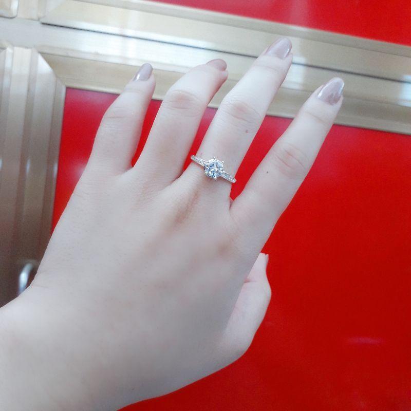 Nhẫn bạc đính đá cao cấp YN JEWELRY