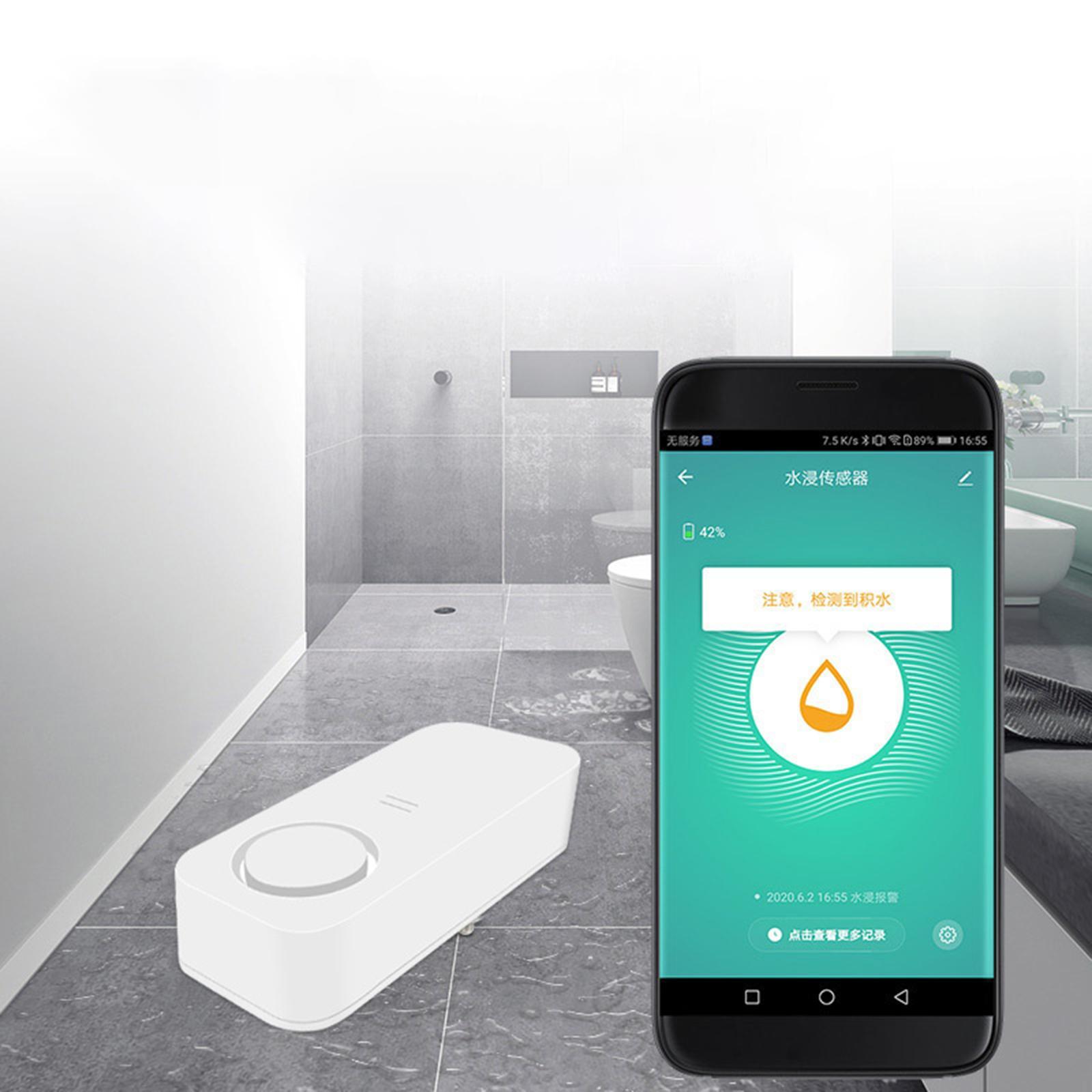 WiFi Water Leak  for Tuya  Monitor for Home Bathroom