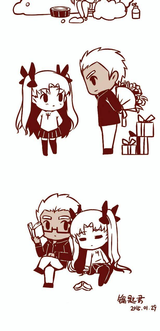 chén thánh: đêm định mệnh - doujinshi archer x rin chapter 7 4