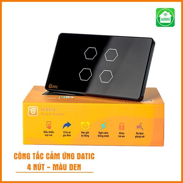 Công Tắc Cảm Ứng Hunonic Wifi Mặt Vuông, Điều Khiển Mọi Thiết Bị Từ Xa Qua Điện Thoại Và Giọng Nói