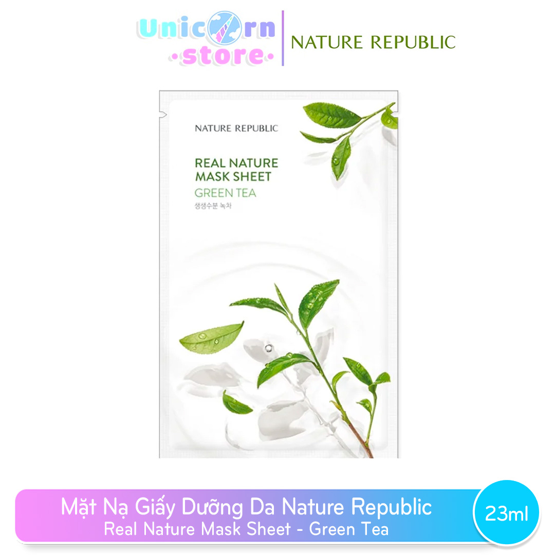 Mặt Nạ Giấy Dưỡng Da Nature Republic Real Nature Mask Sheet 23ml