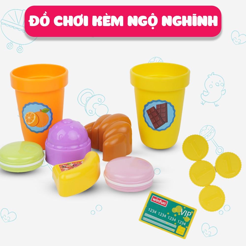 Bộ đồ chơi giáo dục sớm, nhập vai: máy tính tiền tự động WINFUN 2515 kích thích bé phát triển trí tưởng tượng - BPA free