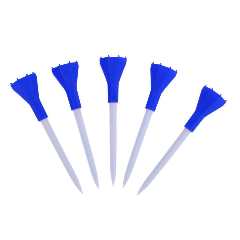 5 Pieces 80mm  golf professional tees with Rubber Cushion  Accessories