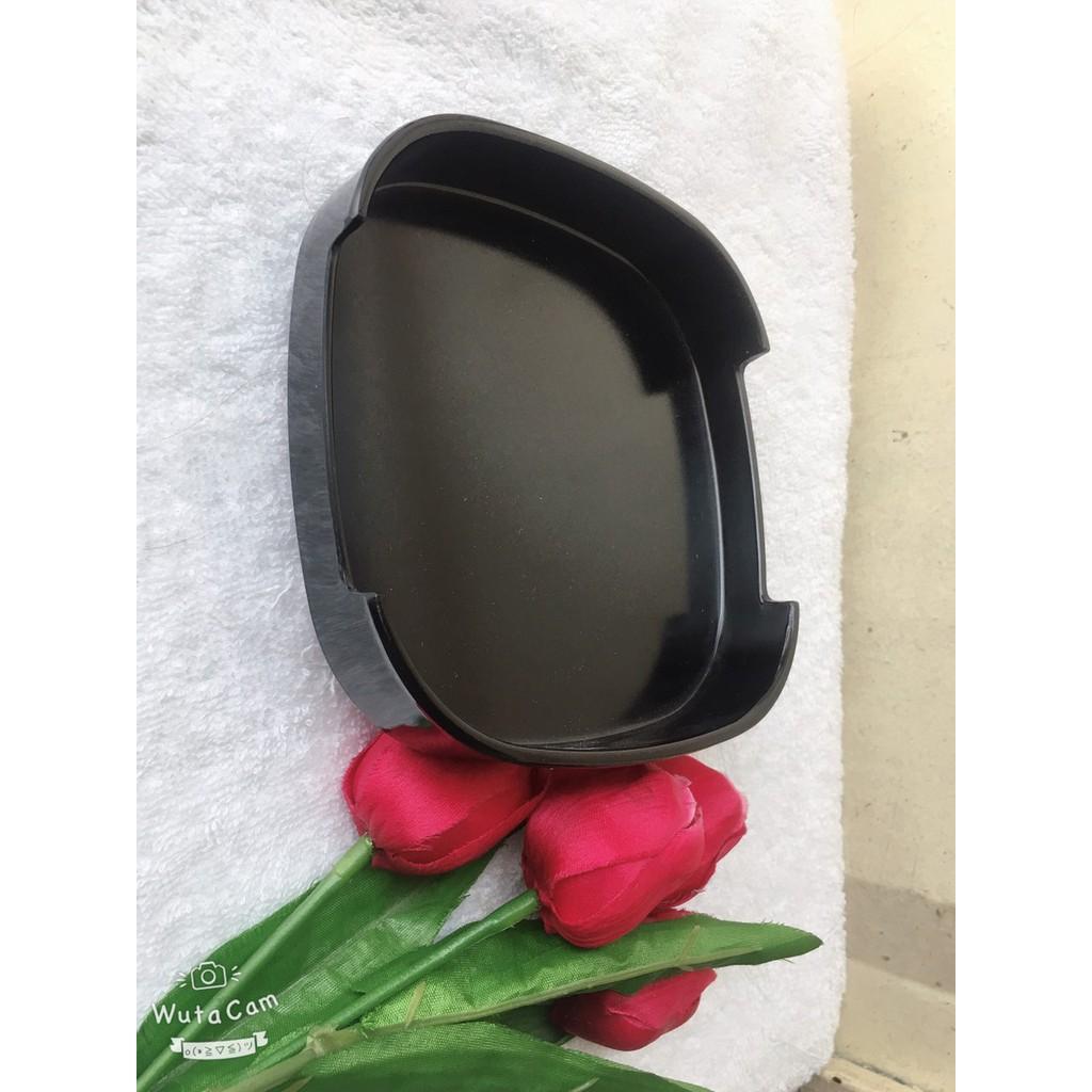 Khay đựng shushi, bufet, lẩu, đồ nướng nhựa melamine kiểu Hàn Quốc vuông 14x14cm hoặc chữ nhật 24x14 cm - màu đen