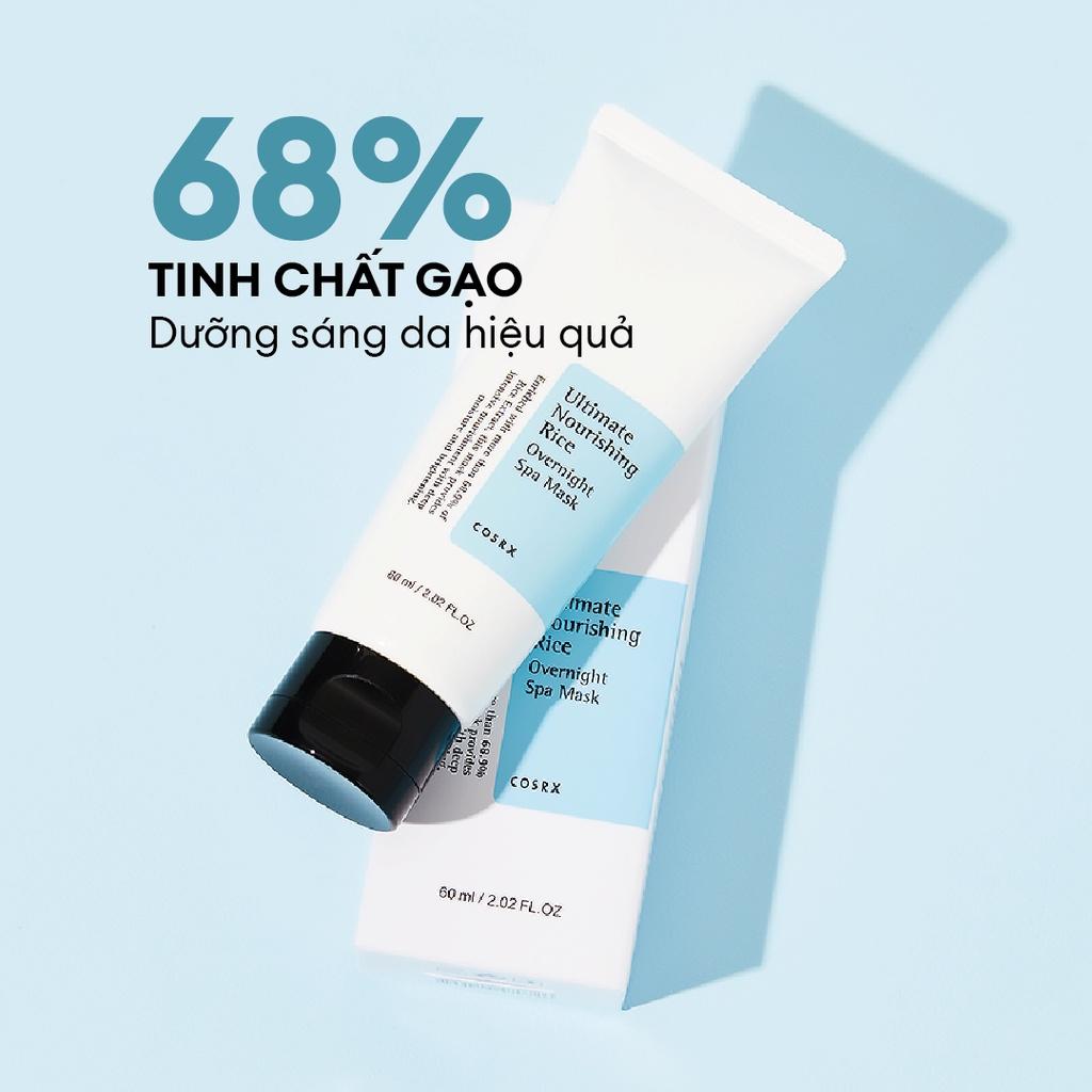 Mặt Nạ Ngủ Gạo Dưỡng Sáng Và Đều Màu Da COSRX Ultimate Nourishing Rice Overnight Spa Mask 60ml