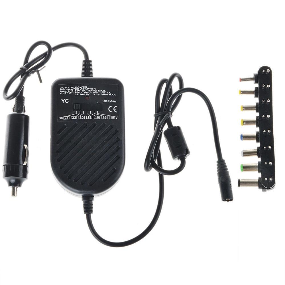 Bộ Sạc Xe Hơi 80w Dc + 8 Phích Cắm Sạc