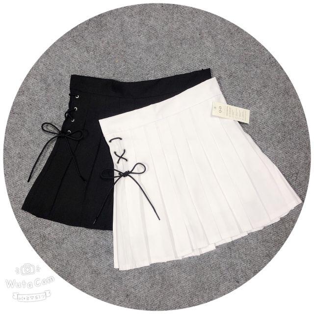 Chân váy tennis xỏ dây xinh