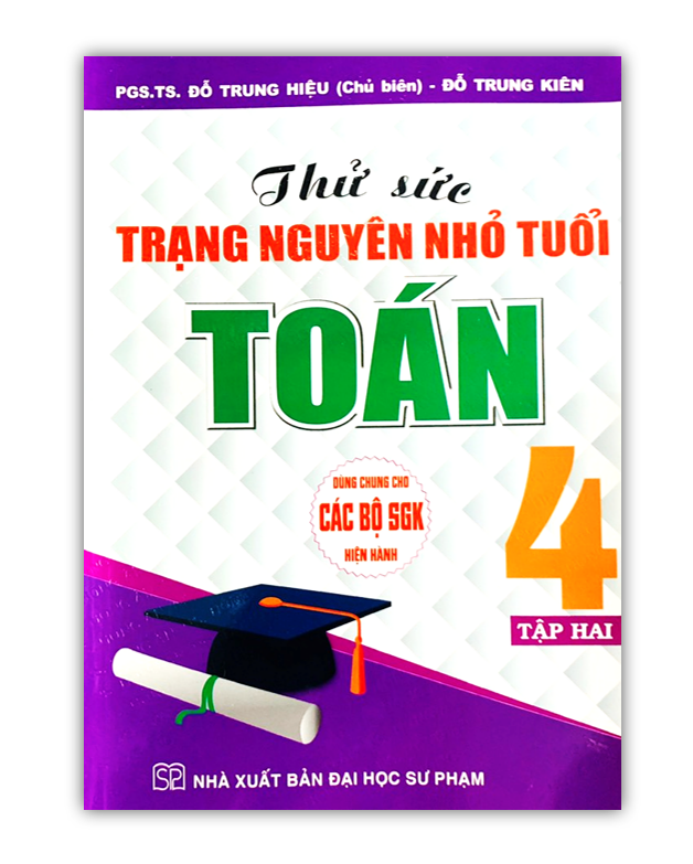 Sách - Combo Thử sức trạng nguyên nhỏ tuổi Toán 4 ( Tập 1 + Tập 2 )