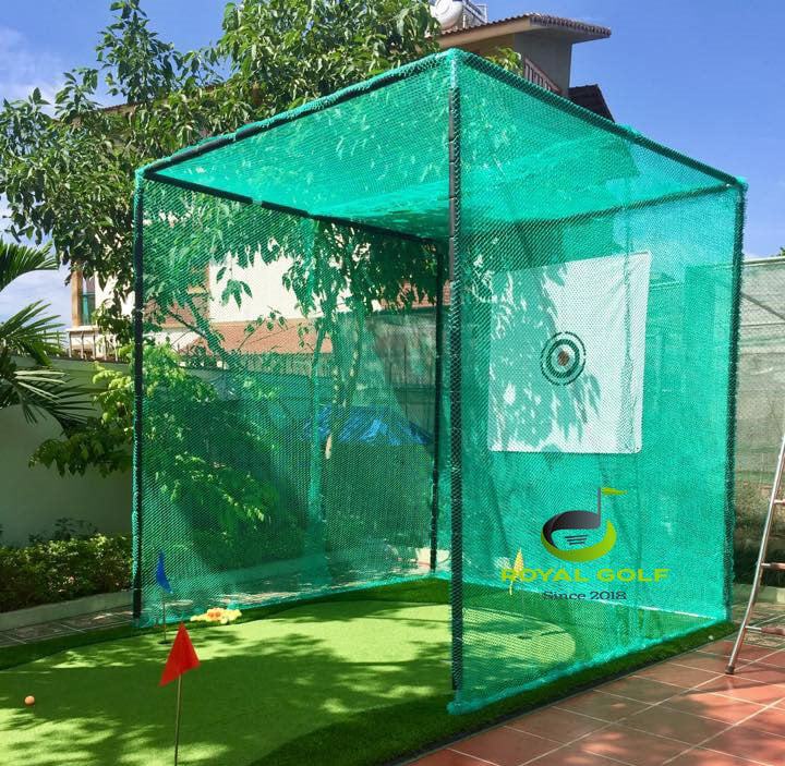 Khung lưới tập Golf cao cấp bằng thép 3x3x3m