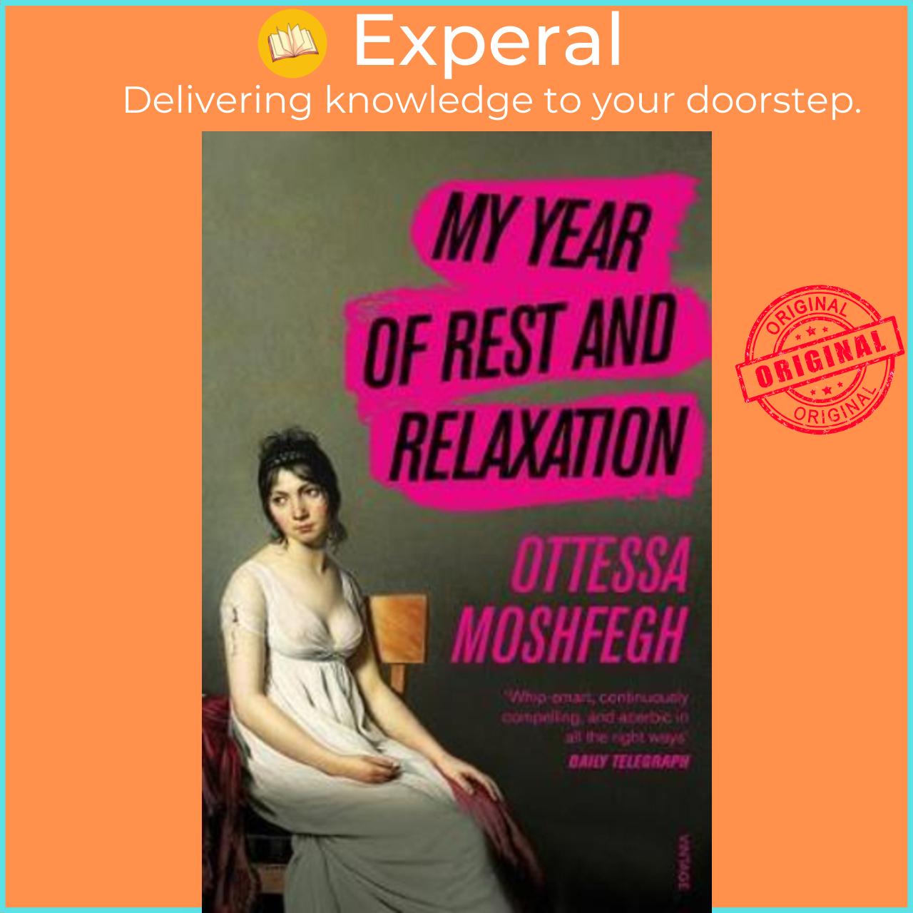 Sách - My Year Of Rest And Relaxation By Ottessa Moshfegh Uk Edition, Paperback
