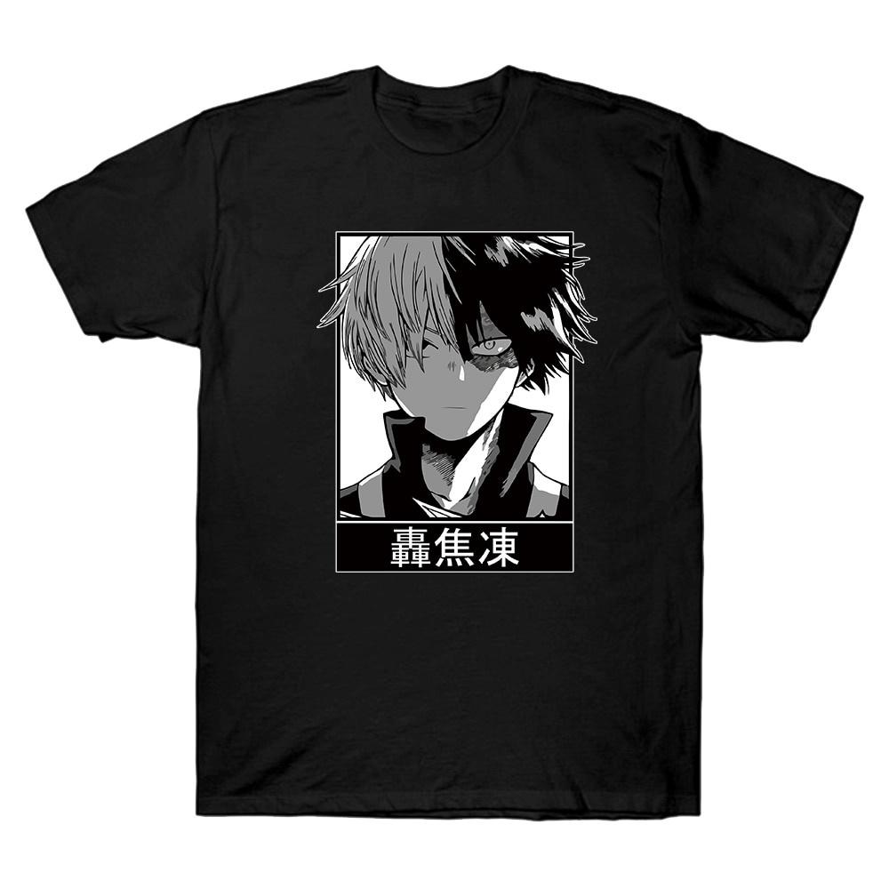 HOT - Mẫu áo thun My Hero Academia Shoto Todoroki Anime độc đẹp giá rẻ cổ tròn tay ngắn