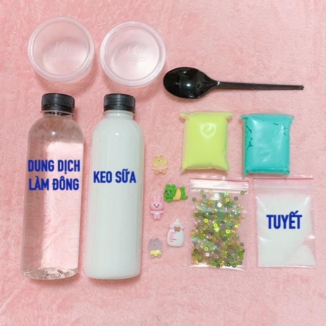 Bộ Kit Làm Slime Mây Đầy Đủ Cloud Slime - Nguyên Liệu Làm Slime