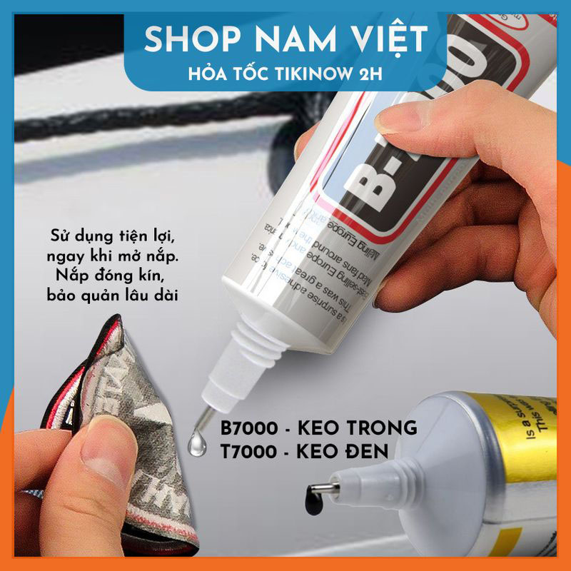 Keo Acrylic B7000 / T7000 Dán Kính Điện Thoại, Dán Giày, Dán Nhựa, Kim Loại, Gỗ, Đá, Thủy Tinh, Da