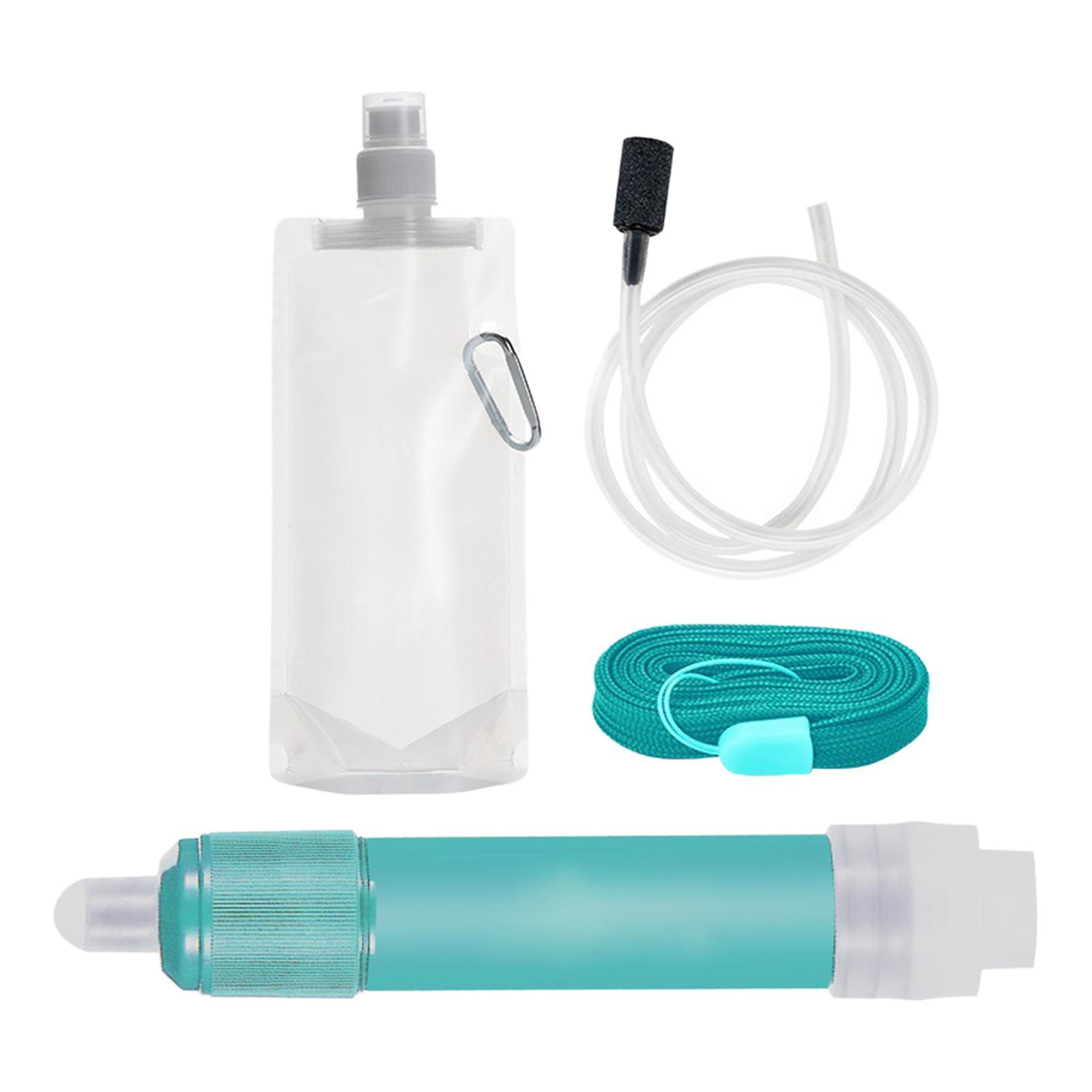 Personal Survival Straw Water Filter 4000L for Travel Backpacking Fishing