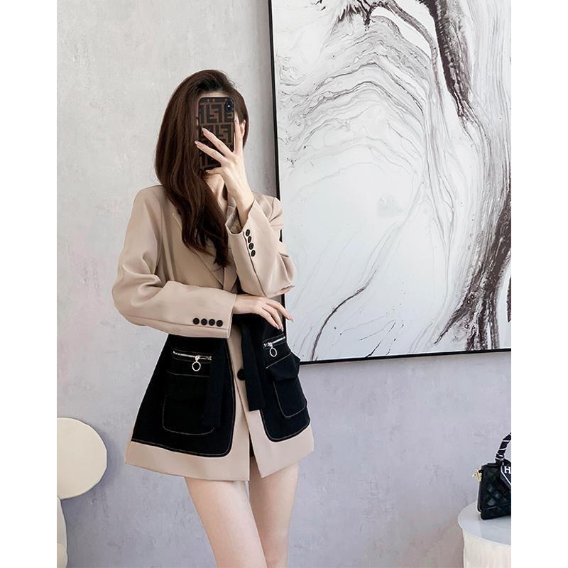 Áo Blazer form xuông phong cách hàn quốc mẫu mới đẹp mã RB02