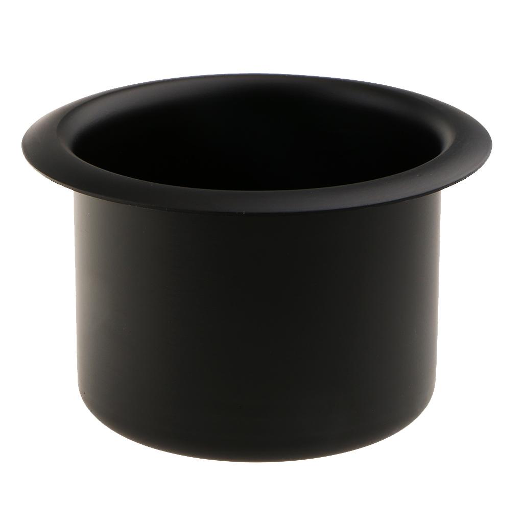 6x Aluminum Alloy Cup Drink Holder for Marine Boat Car Truck Camper RV Black