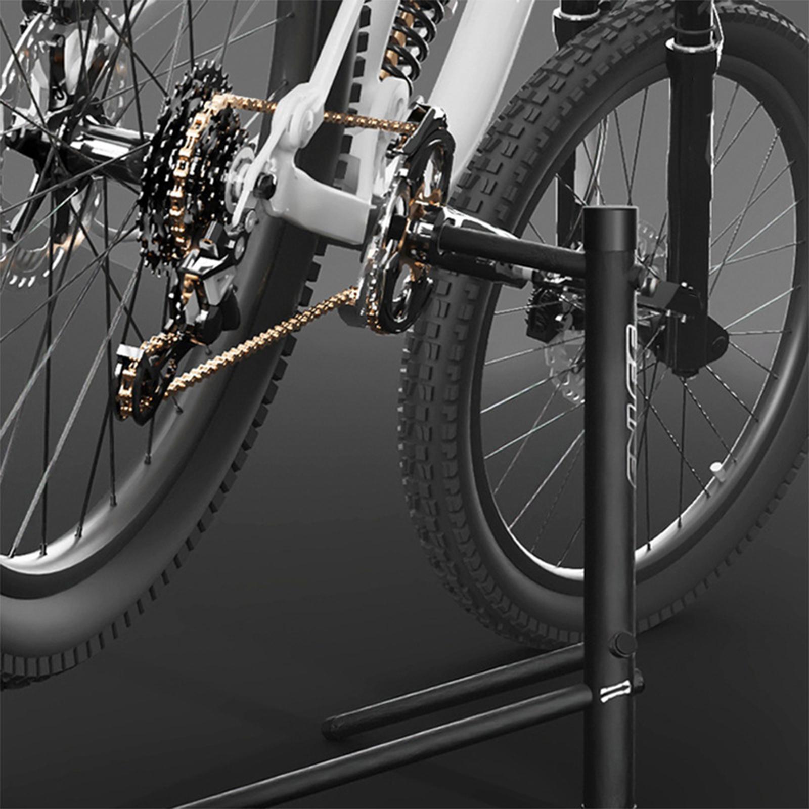 Parking Rack Stand Detachable for Cleaning Maintenance Garage Black