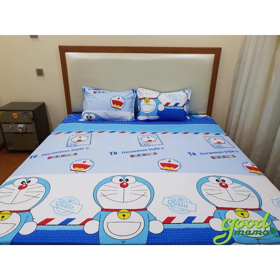 BỘ CHĂN GA COTTON POLY 5 MÓN CHẤT LIỆU ĐẸP I CHĂN GA 2 GỐI NẰM 1 GỐI ÔM I CHĂN GA LÀM QUÀ TẶNG