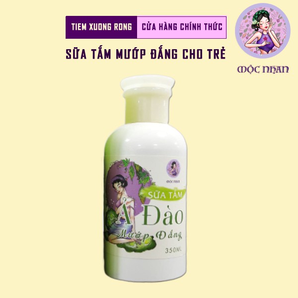 Sữa tắm mướp đắng giảm mụn ngứa, ngừa rôm sảy Mộc Nhan chuyên dùng cho bé và da nhạy cảm 350ml