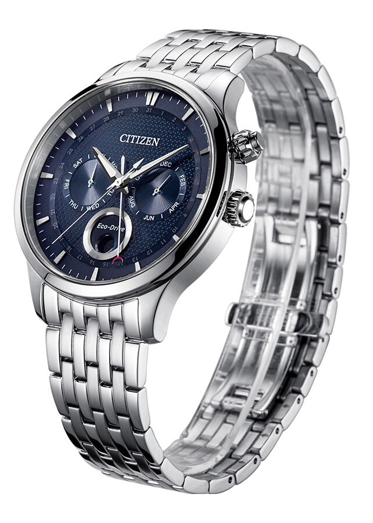 Đồng Hồ Citizen AP1050-56L Nam Dây Kim Loại Eco-drive 42mm