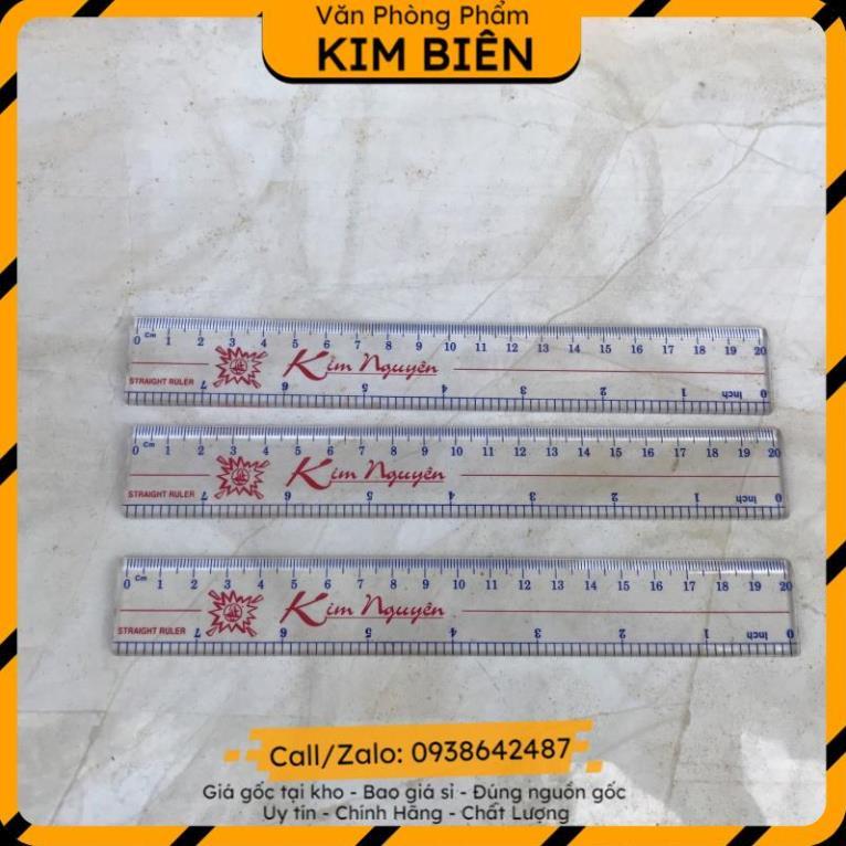 ️sỉ vpp,sẵn hàng️ THƯỚC 20CM KIM NGUYÊN CỨNG - VPP Kim Biên