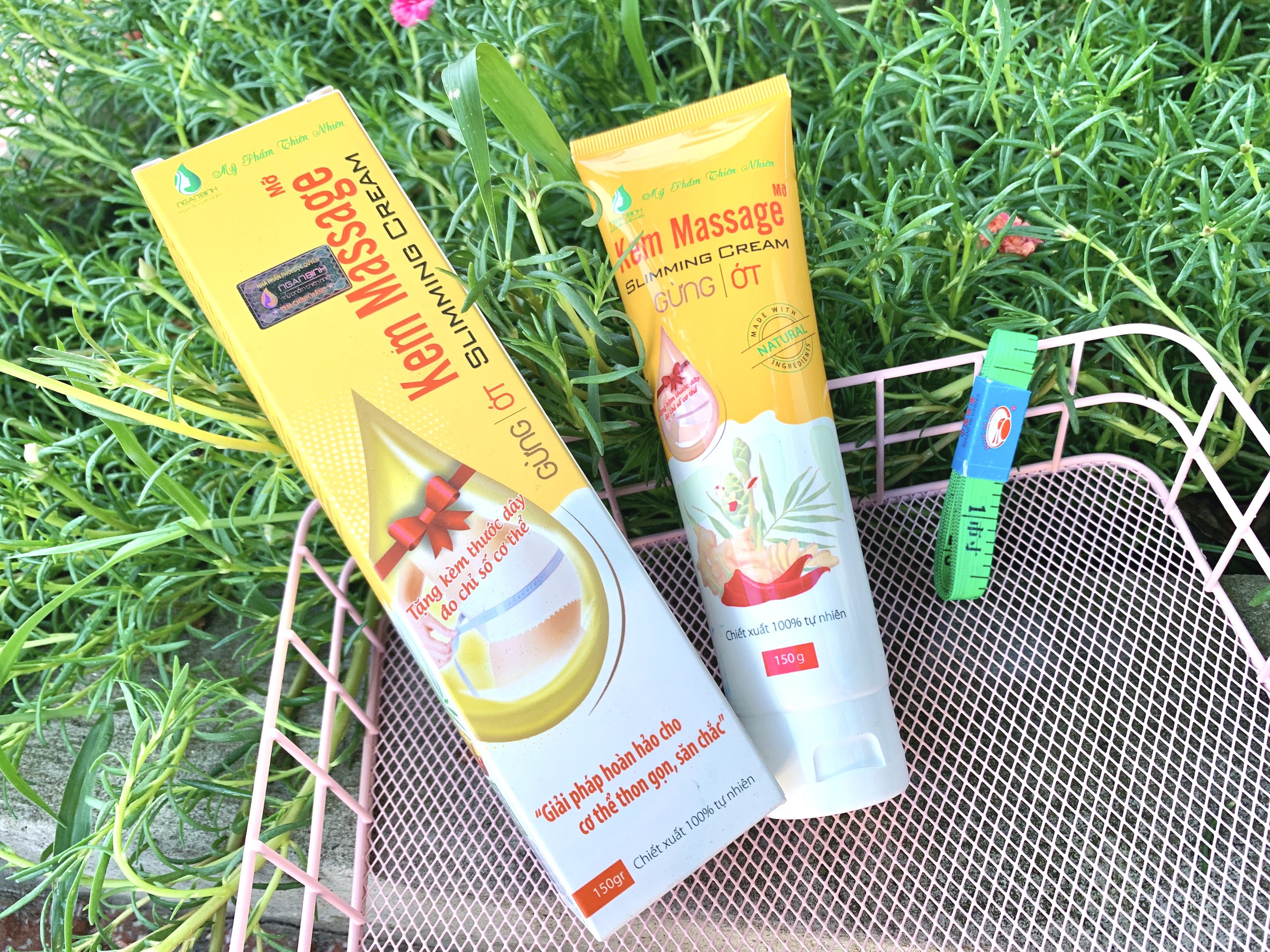 Kem Massage Gừng / Ớt Slimming Cream