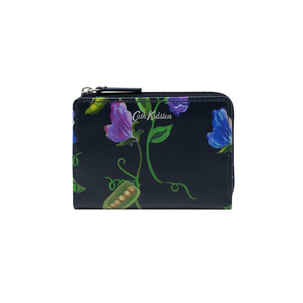 Cath Kidston - Ví nữ ngắn/Slim Pocket Purse - Sweet Pea - Navy -1042160