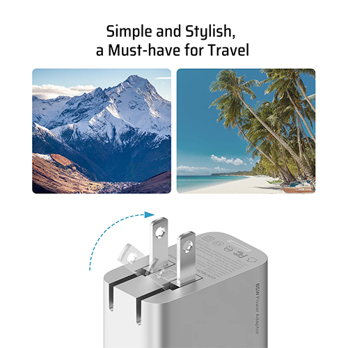 Cốc sạc Cuktech GaN 1Type-C 65W PD3.0 AD651N - Hàng chính hãng