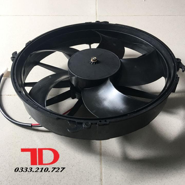 Quạt Dàn Nóng Xe Khách, quạt dàn nóng xe bus 13'' loại 24V - 120W cánh đẩy JKH261PH